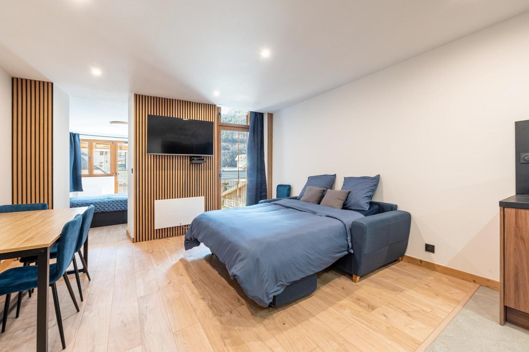 Appartement T2 "Le De Funes" ムティエ エクステリア 写真