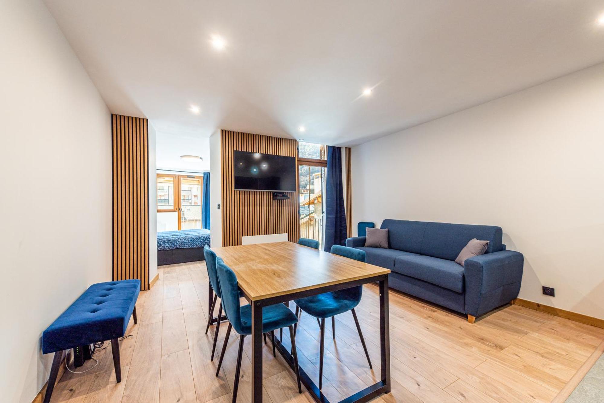 Appartement T2 "Le De Funes" ムティエ エクステリア 写真