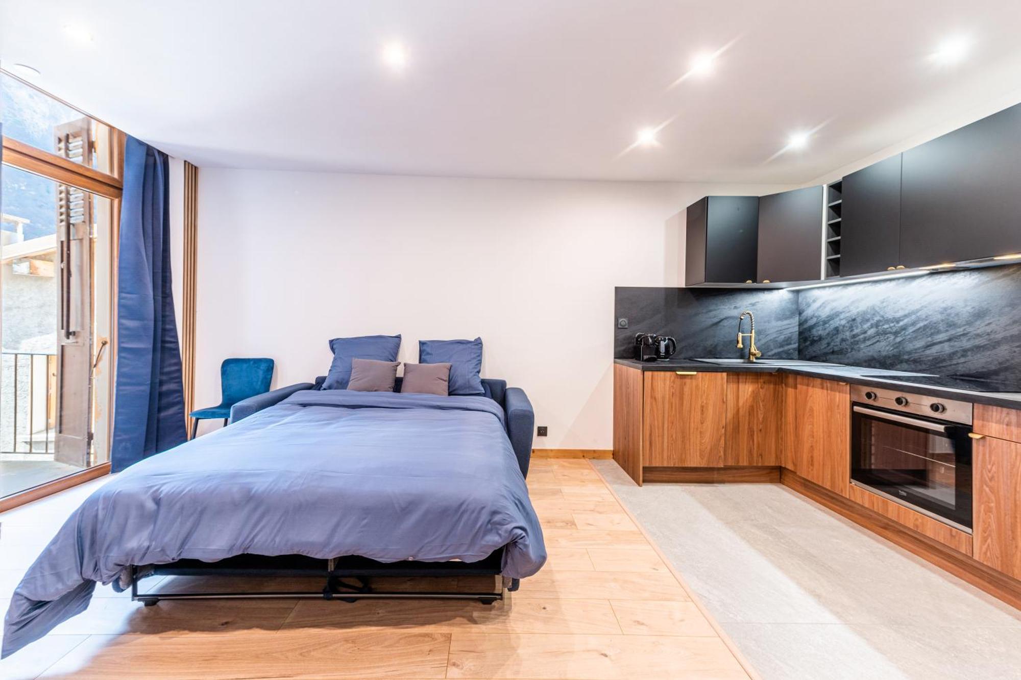 Appartement T2 "Le De Funes" ムティエ エクステリア 写真